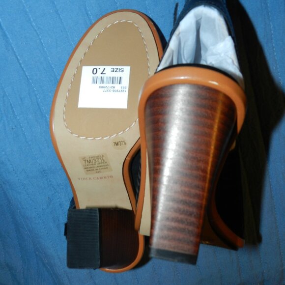 Vince Camuto Frenela Stacked Heel Sandal 🆕NWT - Picture 6 of 9